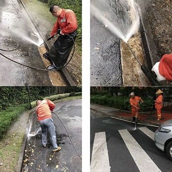 高壓清洗路面